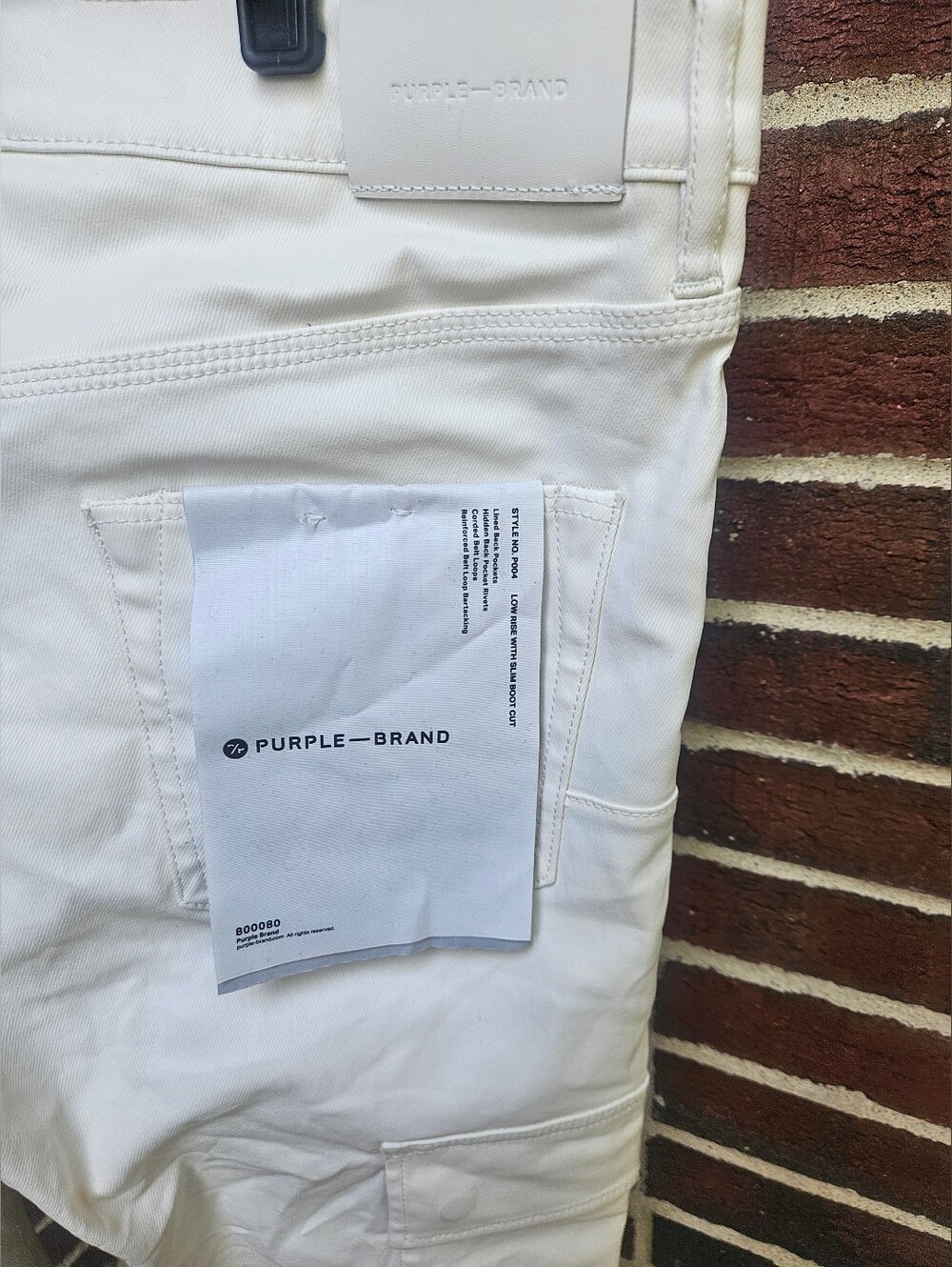 NWT Purple-Brand Flare Cargo Pants, sz 34